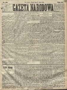 Gazeta Narodowa. 1881, nr 66