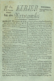 Kurjer Warszawski. 1824, Nro 154 (29 czerwca)