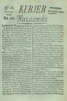 Kurjer Warszawski. 1824, Nro 156 (2 lipca)