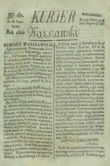 Kurjer Warszawski. 1824, Nro 180 (30 lipca)