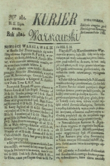 Kurjer Warszawski. 1824, Nro 181 (31 lipca)