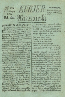 Kurjer Warszawski. 1824, Nro 204 (27 sierpnia)