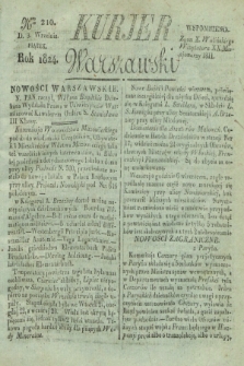 Kurjer Warszawski. 1824, Nro 210 (3 września)
