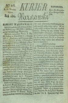 Kurjer Warszawski. 1824, Nro 216 (10 września)