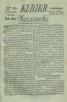 Kurjer Warszawski. 1824, Nro 227 (23 września)