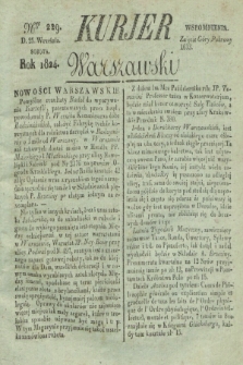 Kurjer Warszawski. 1824, Nro 229 (25 września)