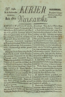 Kurjer Warszawski. 1824, Nro 242 (10 października)