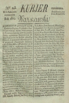 Kurjer Warszawski. 1824, Nro 243 (11 października)