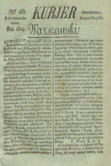 Kurjer Warszawski. 1824, Nro 253 (23 października)