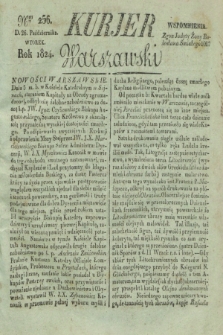Kurjer Warszawski. 1824, Nro 256 (26 października)