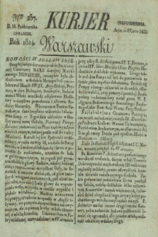 Kurjer Warszawski. 1824, Nro 257 (28 października)