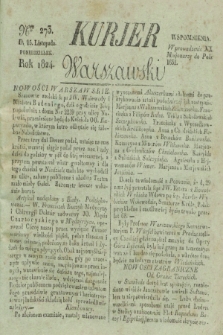 Kurjer Warszawski. 1824, Nro 273 (15 listopada)