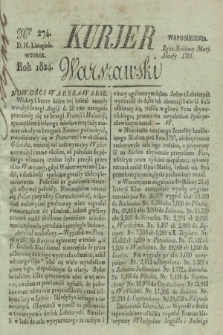 Kurjer Warszawski. 1824, Nro 274 (16 listopada)
