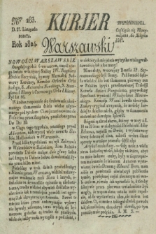 Kurjer Warszawski. 1824, Nro 283 (27 listopada)