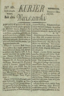Kurjer Warszawski. 1824, Nro 286 (30 listopada)