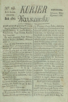 Kurjer Warszawski. 1824, Nro 293 (9 grudnia)