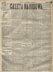 Gazeta Narodowa. 1881, nr 75