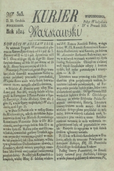 Kurjer Warszawski. 1824, Nro 303 (20 grudnia)