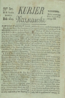 Kurjer Warszawski. 1824, Nro 307 (26 grudnia)