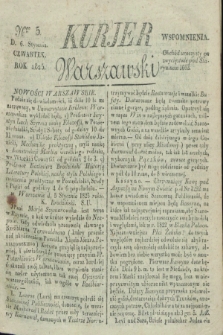 Kurjer Warszawski. 1825, Nro 5 (6 stycznia)