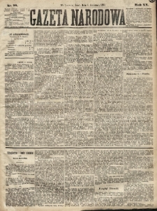 Gazeta Narodowa. 1881, nr 78