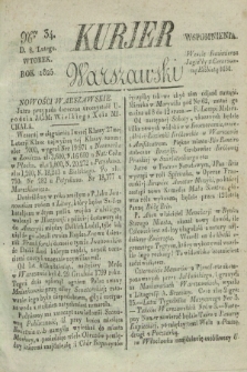 Kurjer Warszawski. 1825, Nro 34 (8 lutego)