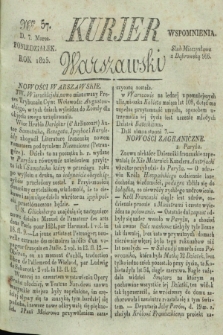 Kurjer Warszawski. 1825, Nro 57 (7 marca)