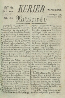 Kurjer Warszawski. 1825, Nro 60 (11 marca)