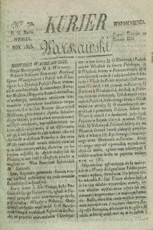 Kurjer Warszawski. 1825, Nro 70 (22 marca)