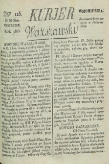 Kurjer Warszawski. 1825, Nro 123 (26 maja)
