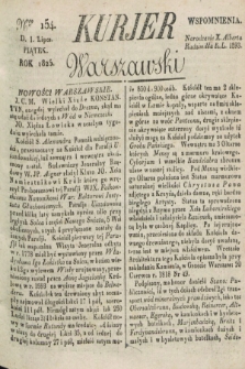 Kurjer Warszawski. 1825, Nro 154 (1 lipca)