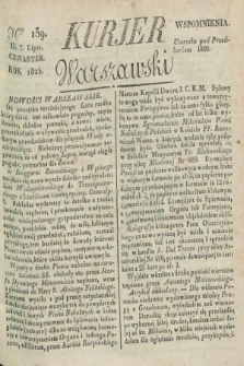 Kurjer Warszawski. 1825, Nro 159 (7 lipca)