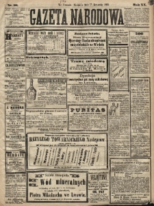 Gazeta Narodowa. 1881, nr 88