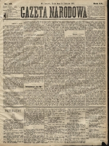 Gazeta Narodowa. 1881, nr 89