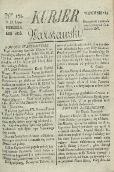 Kurjer Warszawski. 1825, Nro 174 (24 lipca)
