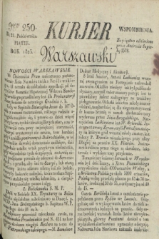 Kurjer Warszawski. 1825, Nro 250 (21 października)