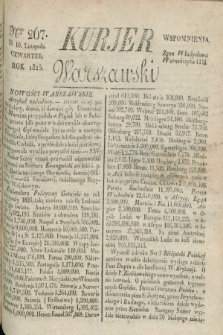 Kurjer Warszawski. 1825, Nro 267 (10 listopada)
