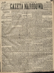 Gazeta Narodowa. 1881, nr 98