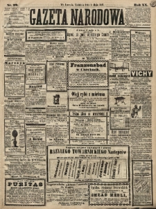 Gazeta Narodowa. 1881, nr 99