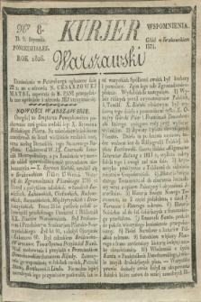 Kurjer Warszawski. 1826, Nro 8 (9 stycznia)