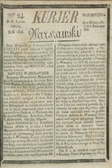 Kurjer Warszawski. 1826, Nro 24 (28 stycznia)