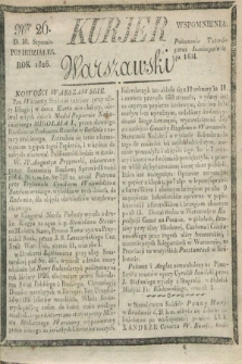 Kurjer Warszawski. 1826, Nro 26 (30 stycznia)