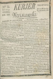 Kurjer Warszawski. 1826, Nro 31 (5 lutego)