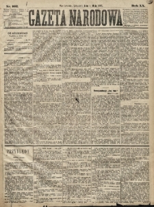 Gazeta Narodowa. 1881, nr 102