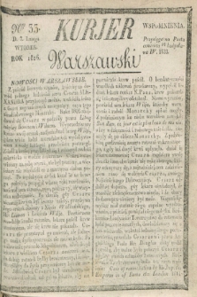 Kurjer Warszawski. 1826, Nro 33 (7 lutego)