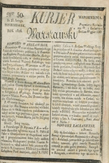Kurjer Warszawski. 1826, Nro 50 (27 lutego)