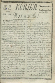 Kurjer Warszawski. 1826, Nro 71 (24 marca)