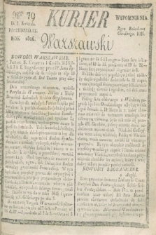 Kurjer Warszawski. 1826, Nro 79 (3 kwietnia)