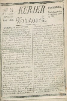 Kurjer Warszawski. 1826, Nro 87 (13 kwietnia)