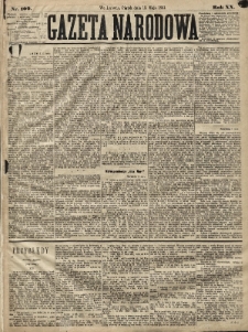 Gazeta Narodowa. 1881, nr 109